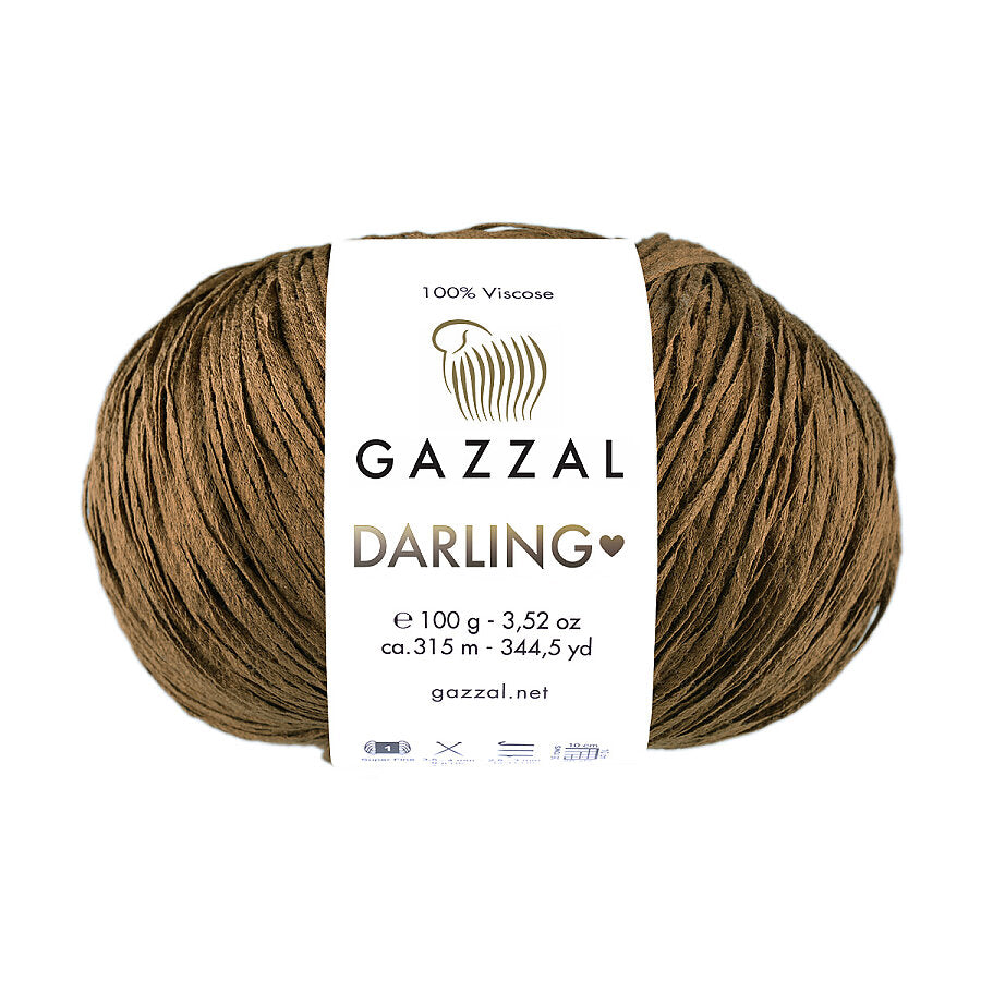 Gazzal Darling 552 Riešuto – viskozės siūlai vasarai