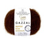 Gazzal Super Kid Mohair 64426 Tamsiai ruda – moherio siūlai su merino