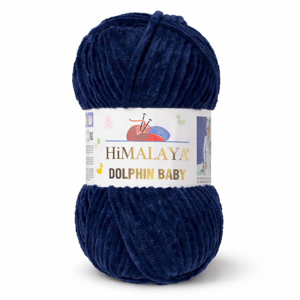 Himalaya Dolphin Baby 80321 Navy – plush chenille yarn
