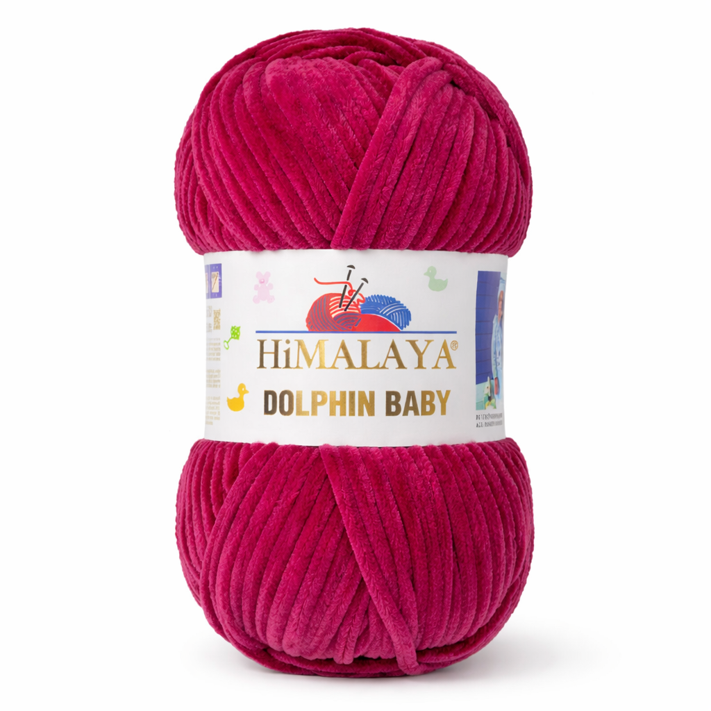 Himalaya Dolphin Baby 80310 Wine – plush chenille yarn