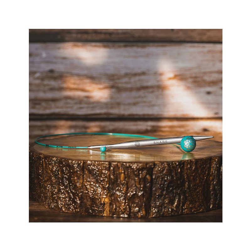 KnitPro Mindful Collection Interchangeable Cables (Teal)