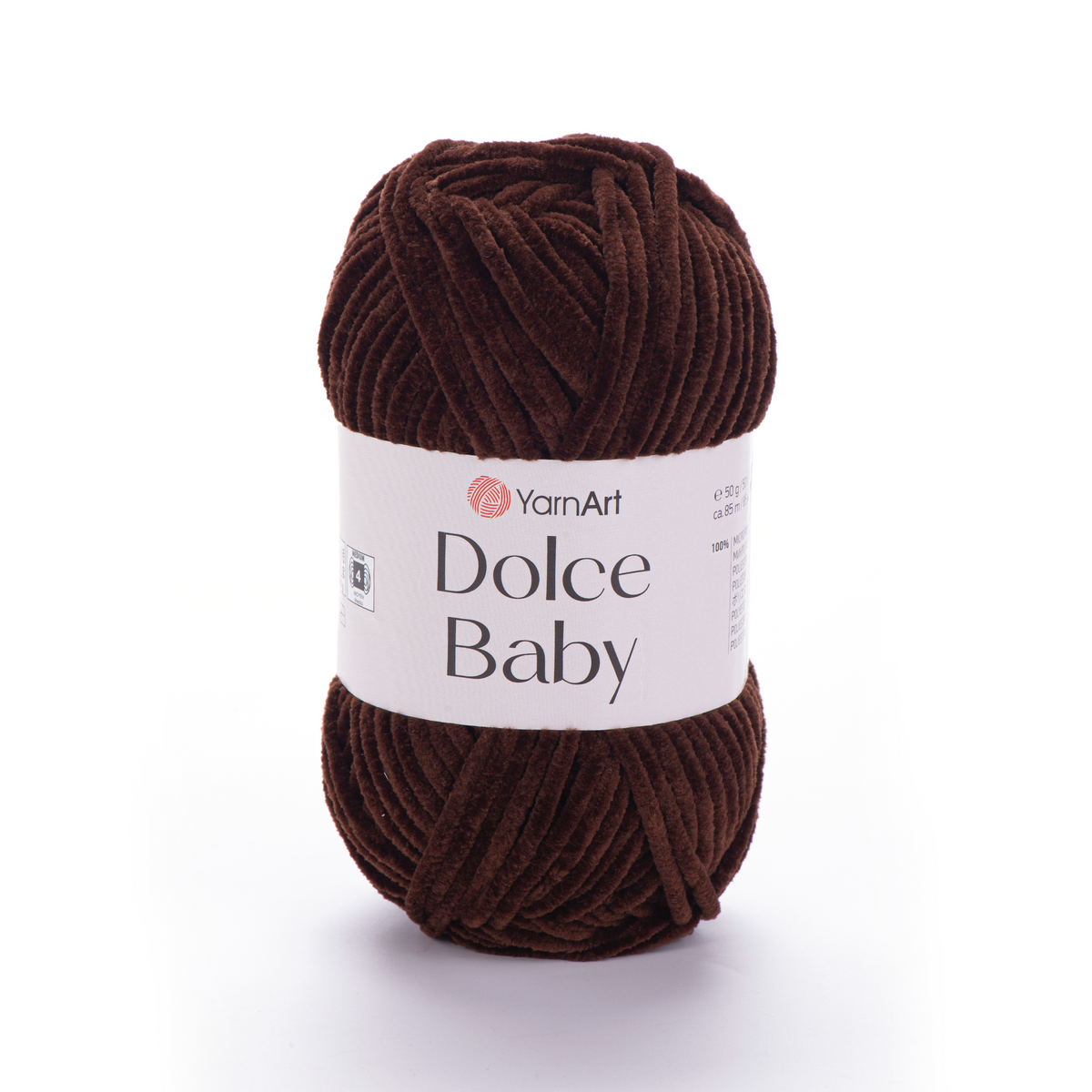 YarnArt Dolce Baby 775 Marrone scuro – ciniglia baby