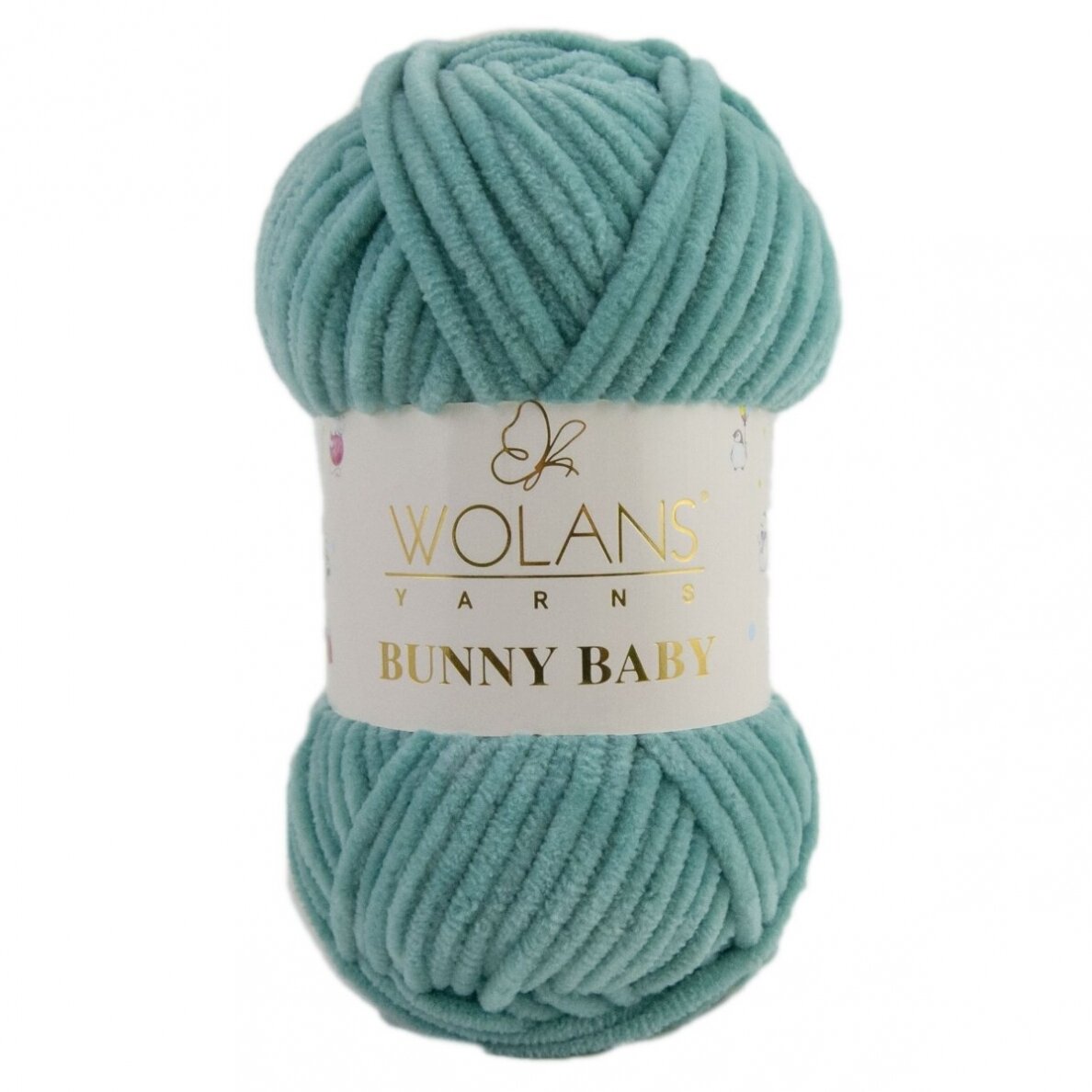 Wolans Bunny Baby 100-56 Sinakasroheline – šenilllõng