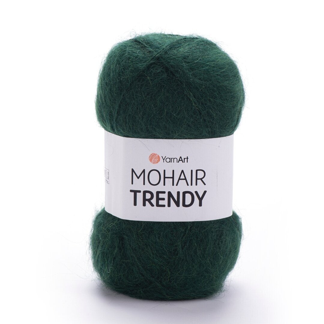 YarnArt Mohair Trendy 108 Dark Teal – mohair acrylic yarn