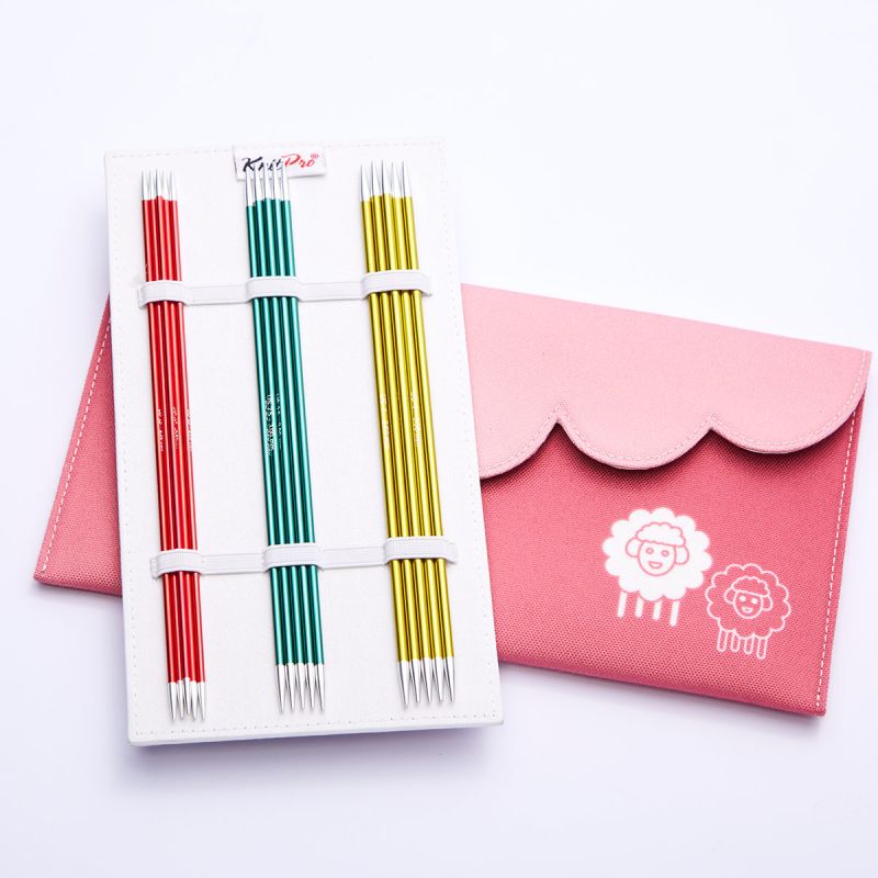 KnitPro Zing kojinių virbalų rinkinys (20 cm)