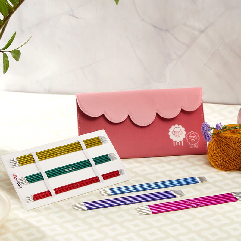 KnitPro Zing strumpstickset (20 cm)
