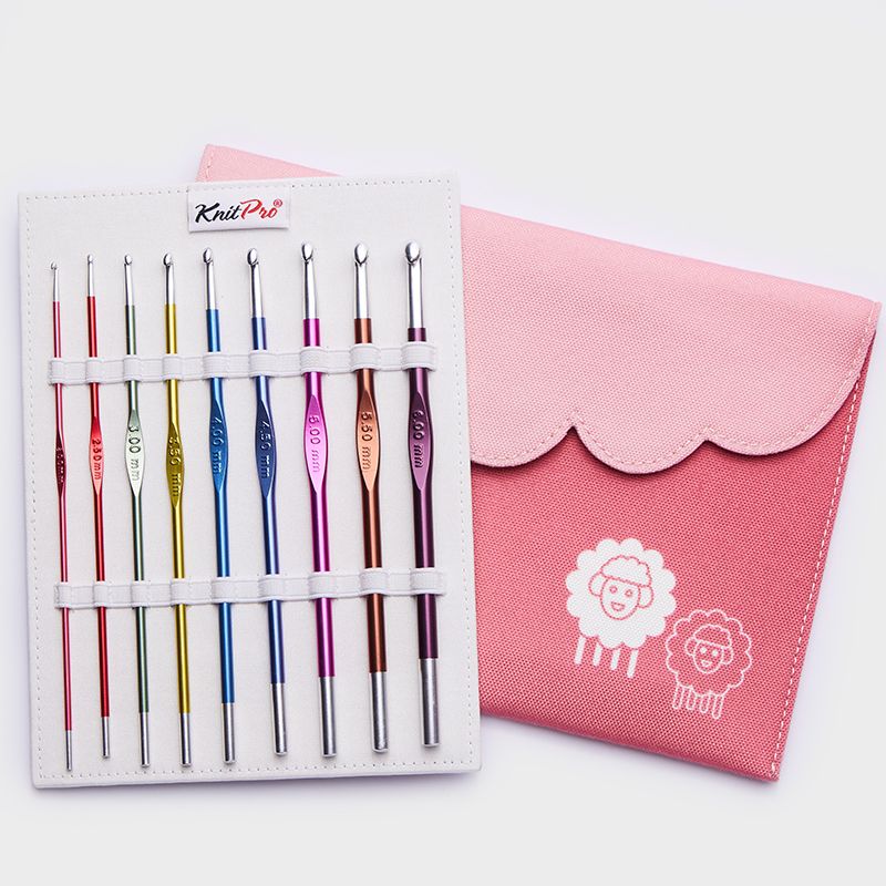 KnitPro Zing vąšelių rinkinys (9 vnt.)