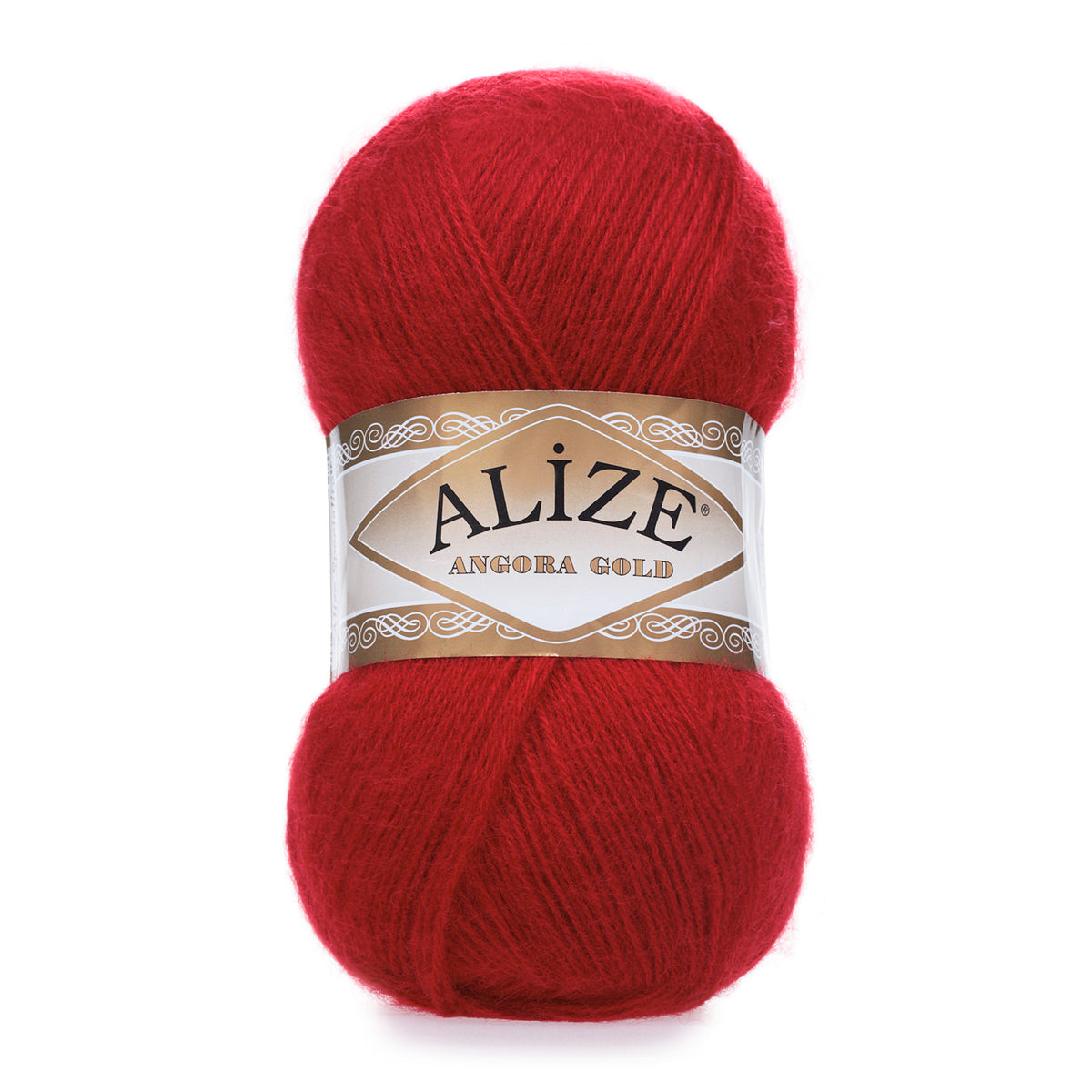 Alize Angora Gold 106 Röd – akryl- och ullgarn