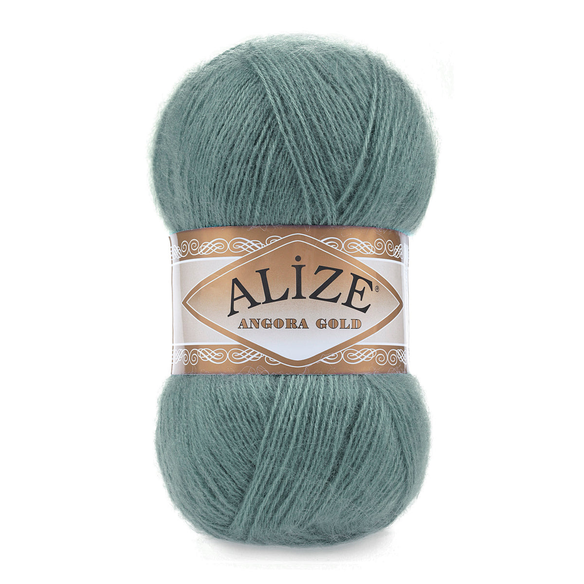Alize Angora Gold 164 Blågrön – akryl- och ullgarn