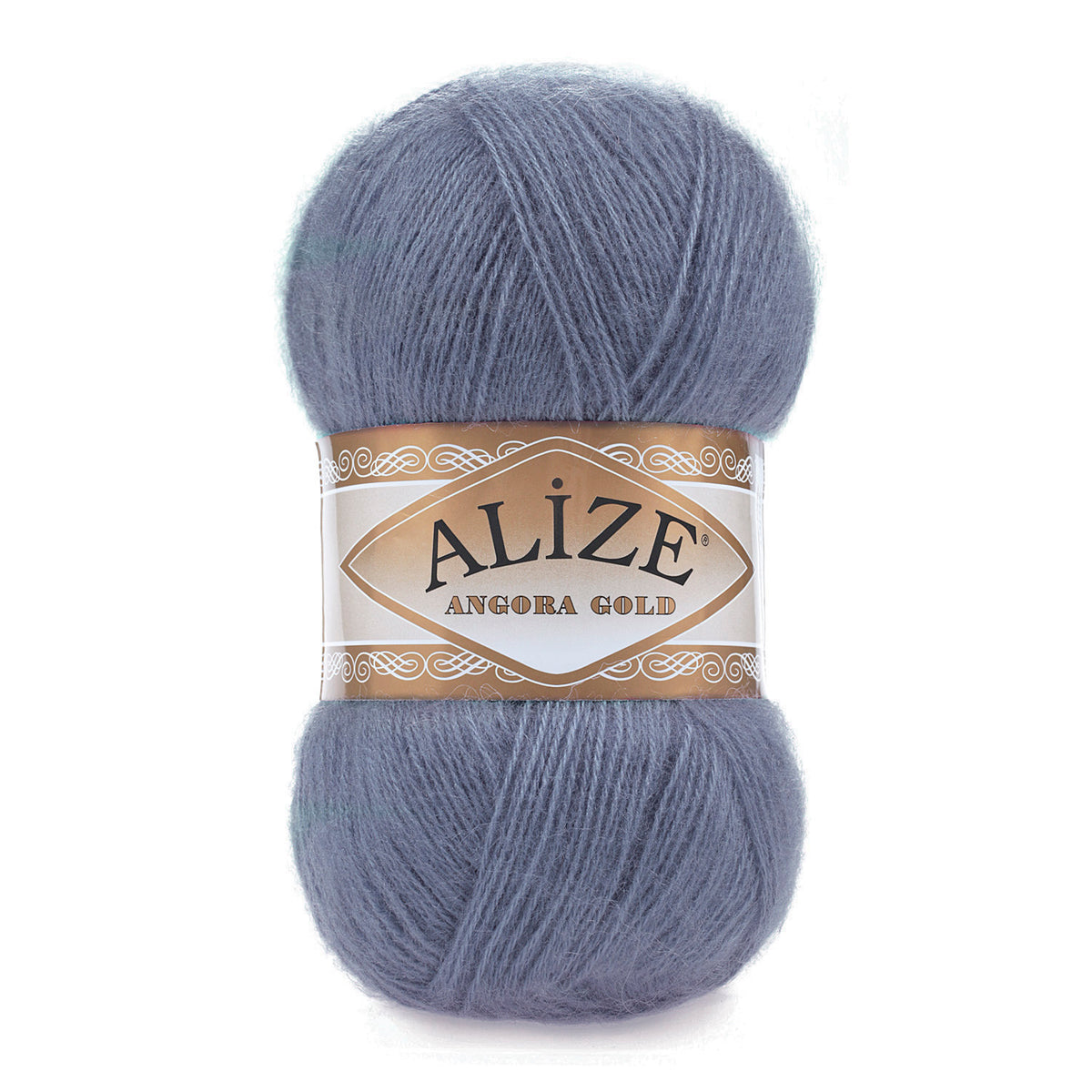 Alize Angora Gold 203 Ljus denim melerad – akryl- och ullgarn