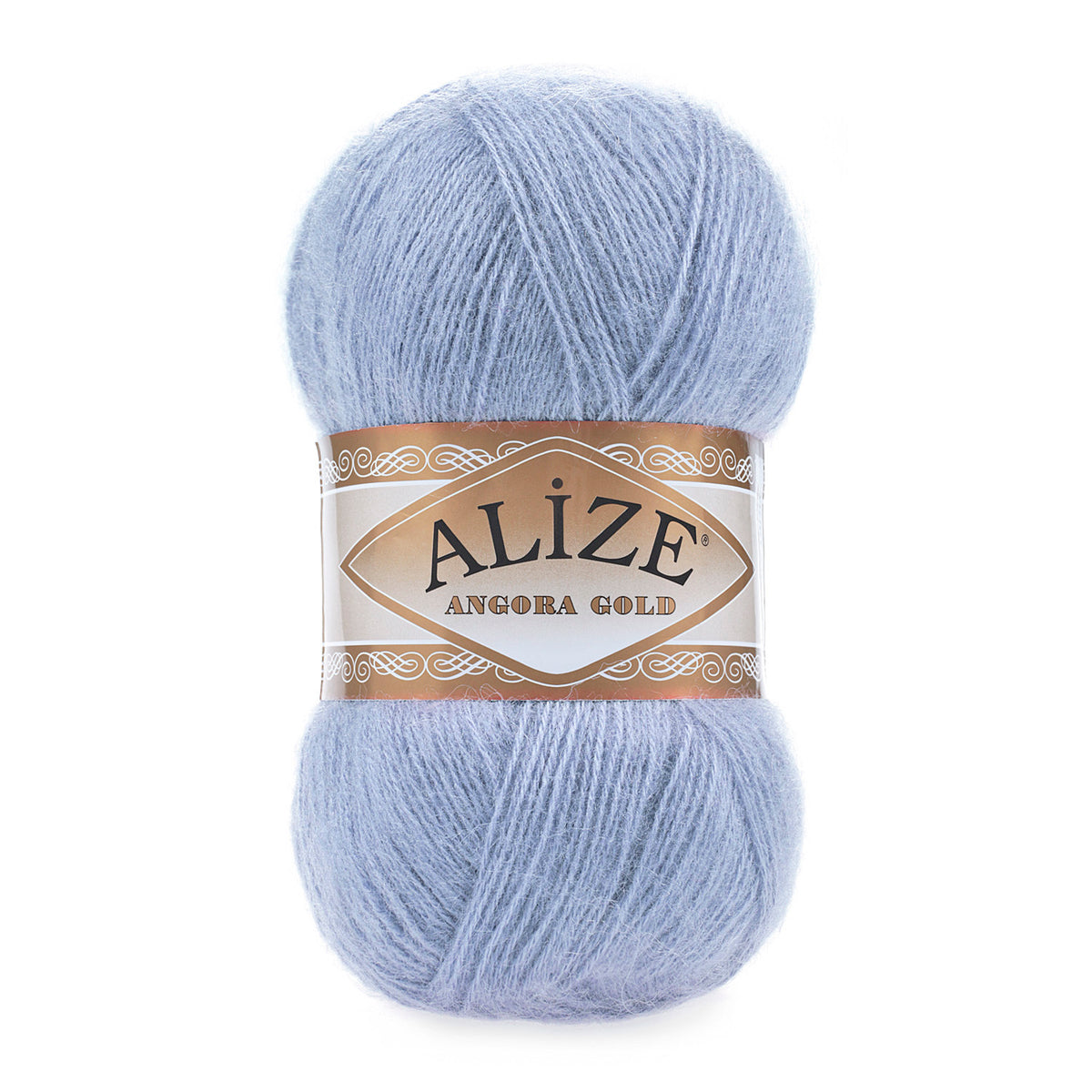 Alize Angora Gold 40 Lavendelblå – akryl- och ullgarn