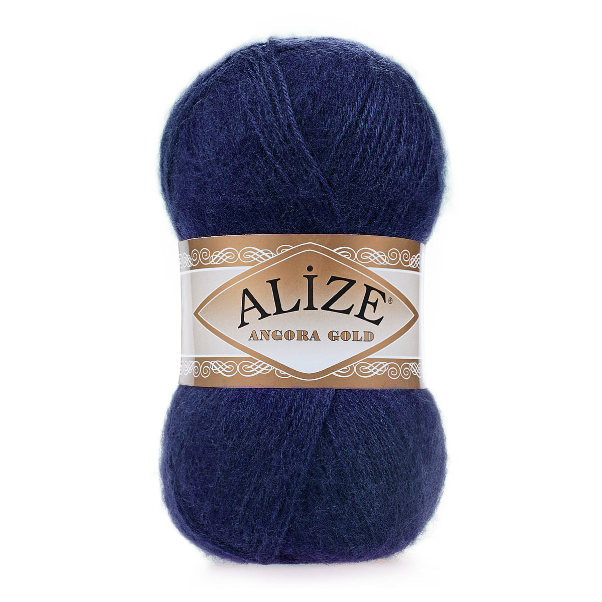 Alize Angora Gold 58 Marinblå – akryl- och ullgarn