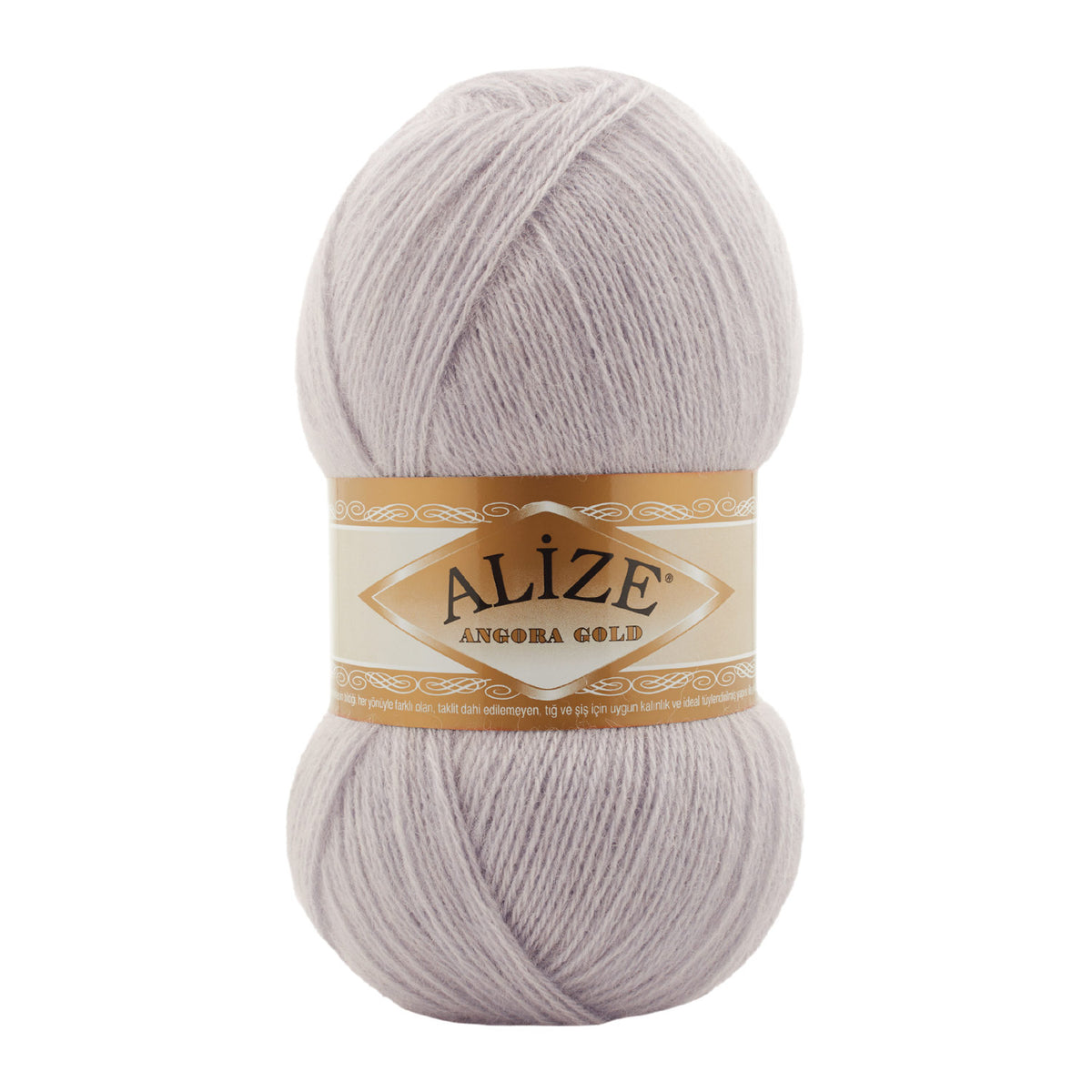 Alize Angora Gold 632 Grå – akryl- och ullgarn