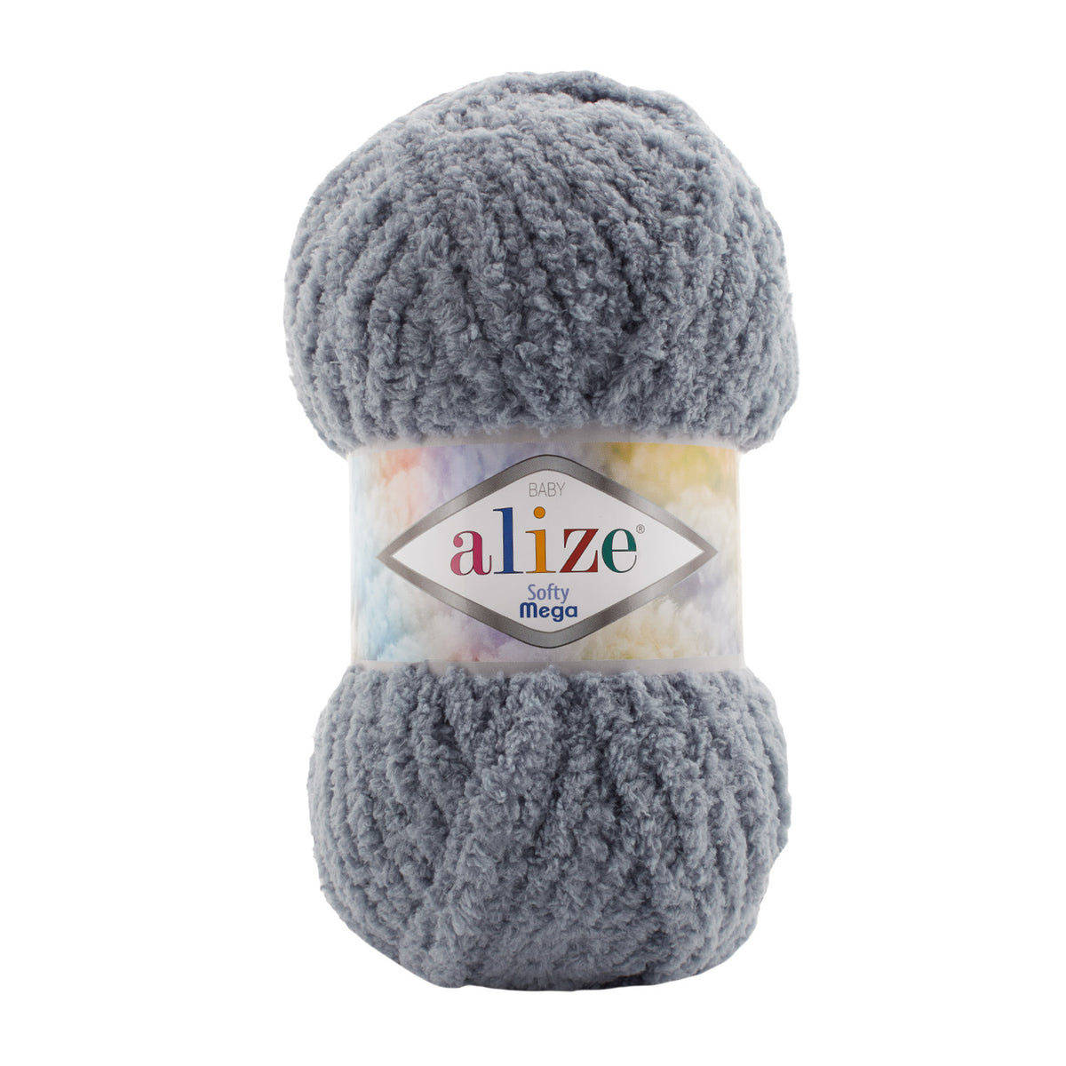 Alize Softy Mega 119 Tumehall – jäme plüüslõng