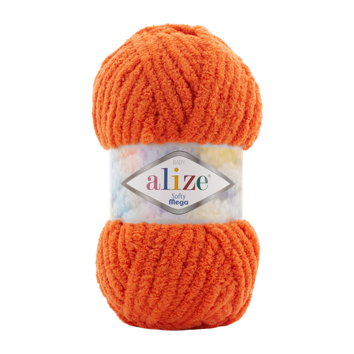 Alize Softy Mega 06 Oranž – jäme plüüslõng