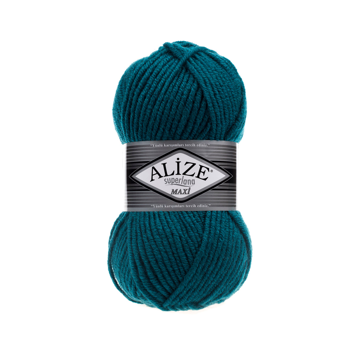 Alize Superlana Maxi 212 Petrol – chunky wool acrylic yarn