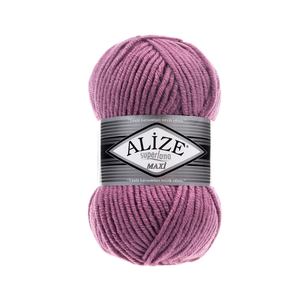 Alize Superlana Maxi 28 Dark Rose – chunky wool acrylic yarn