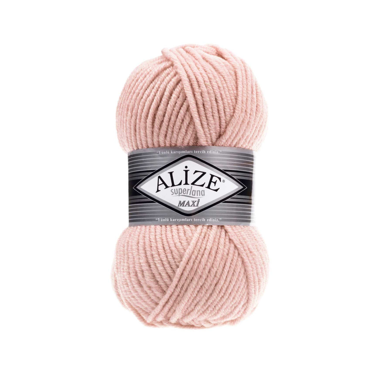Alize Superlana Maxi 523 Dusty Rose – chunky wool acrylic yarn