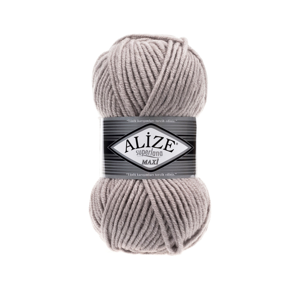Alize Superlana Maxi 652 Silver – chunky wool acrylic yarn