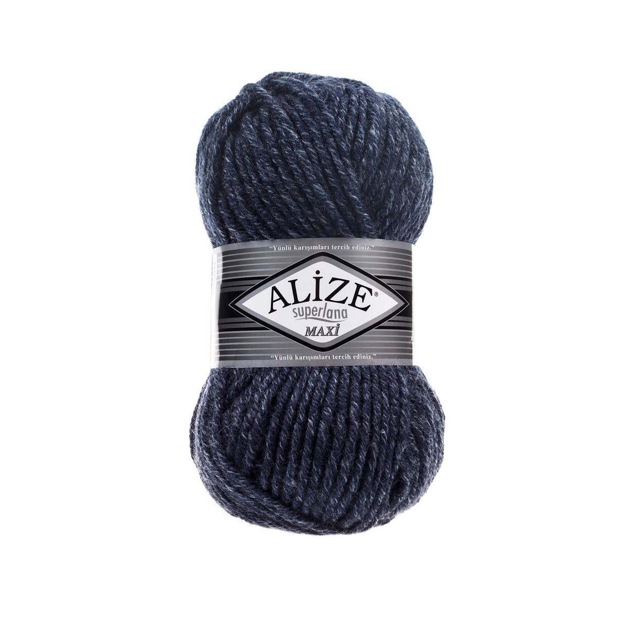 Alize Superlana Maxi 805 Navy – chunky wool acrylic yarn