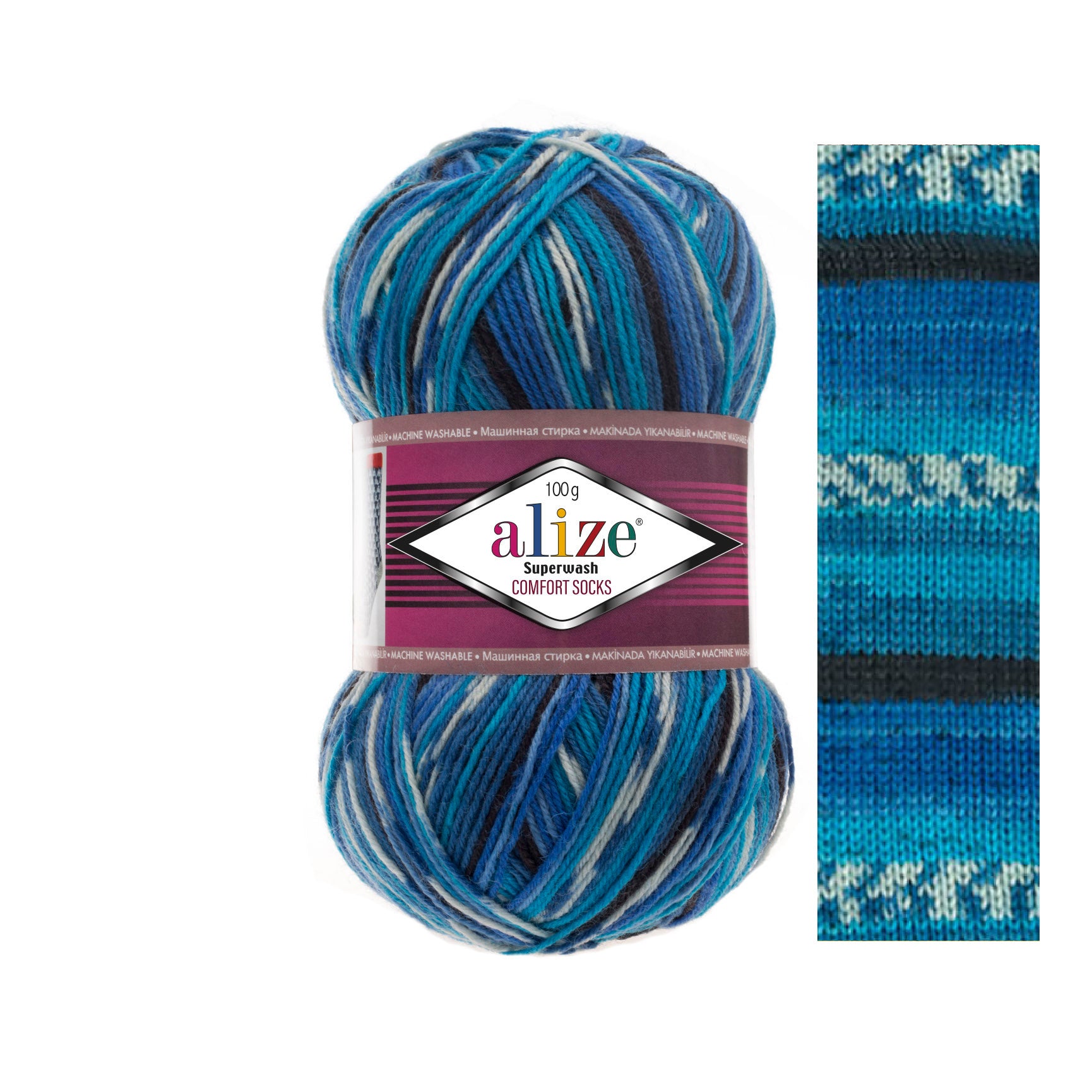 Alize Superwash Comfort Socks Superwash 4446