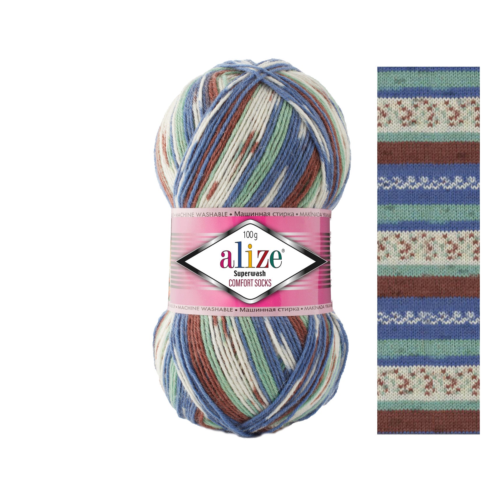 Alize Superwash Comfort Socks Superwash 7653