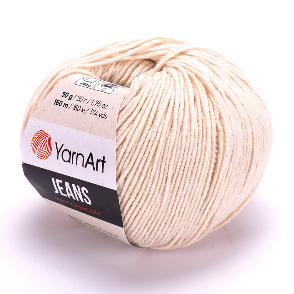 YarnArt Jeans 05 Nude – bomulls- och akrylgarn