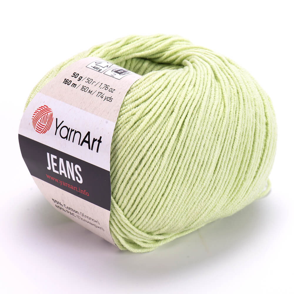 YarnArt Jeans 11 Pistage – bomulls- och akrylgarn