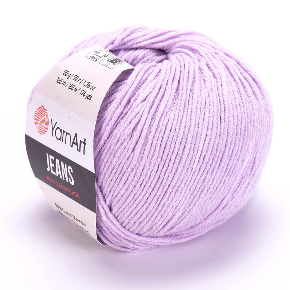 YarnArt Jeans 19 Syren – bomulls- och akrylgarn