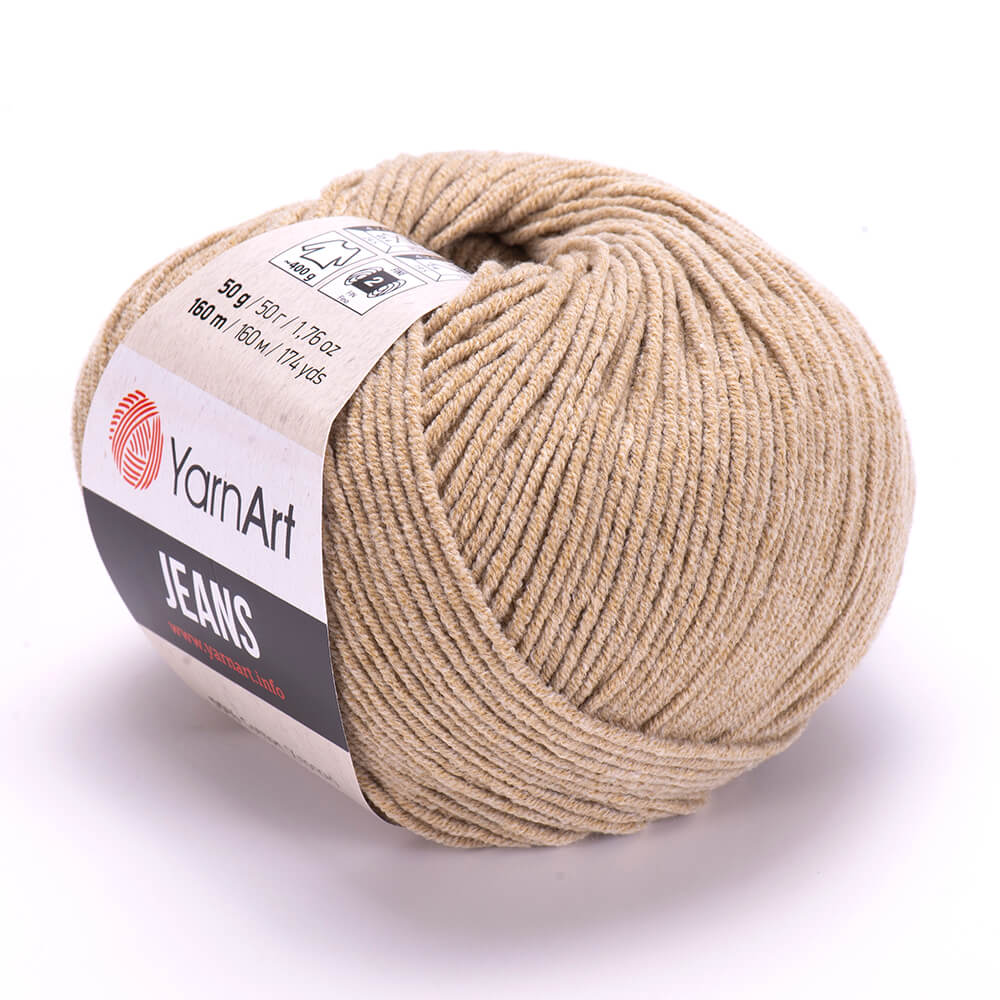 YarnArt Jeans 48 Latte – bomulls- och akrylgarn
