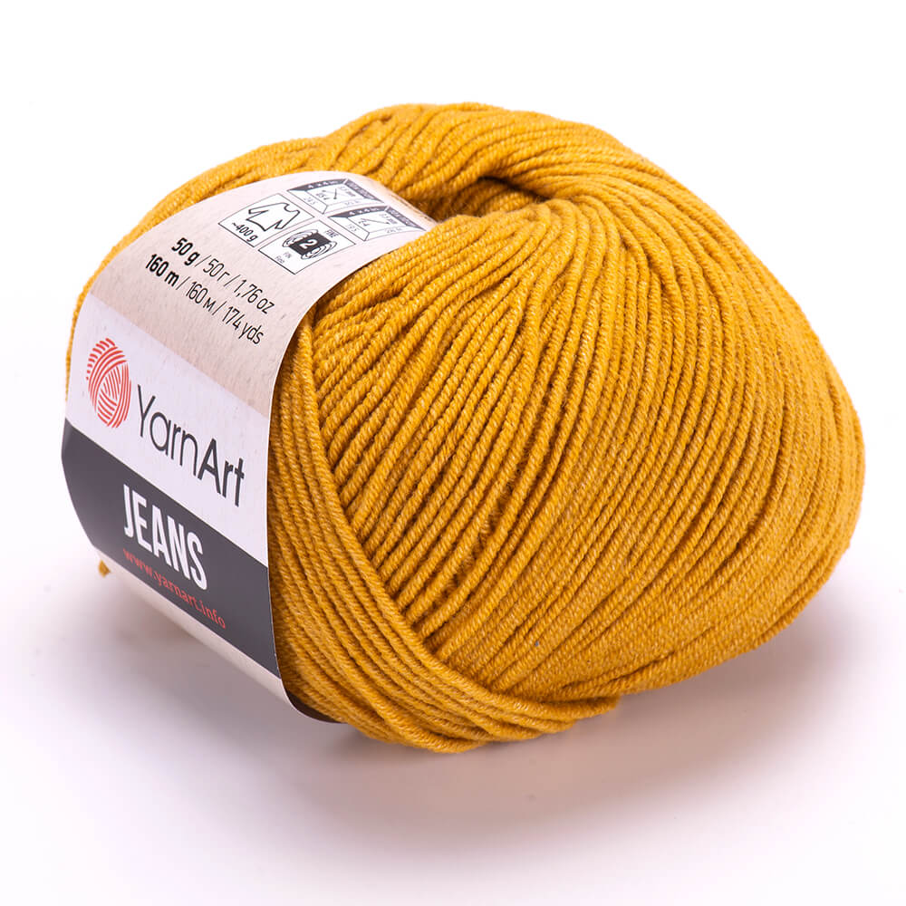 YarnArt Jeans 84 Mandarin – bomulls- och akrylgarn