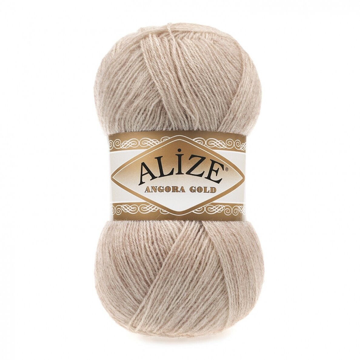 Alize Angora Gold 543 Mink – akryl- och ullgarn