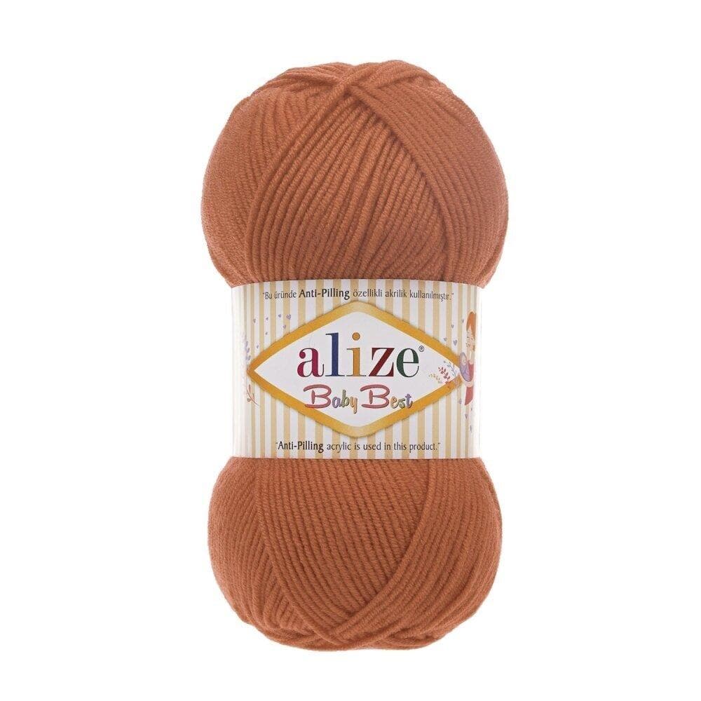 Alize Baby Best 408 Терракотовый – детская пряжа с бамбуком