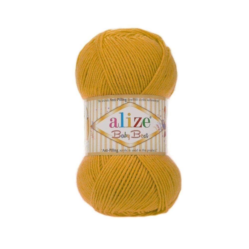 Alize Baby Best 281 Мандариновый – детская пряжа с бамбуком
