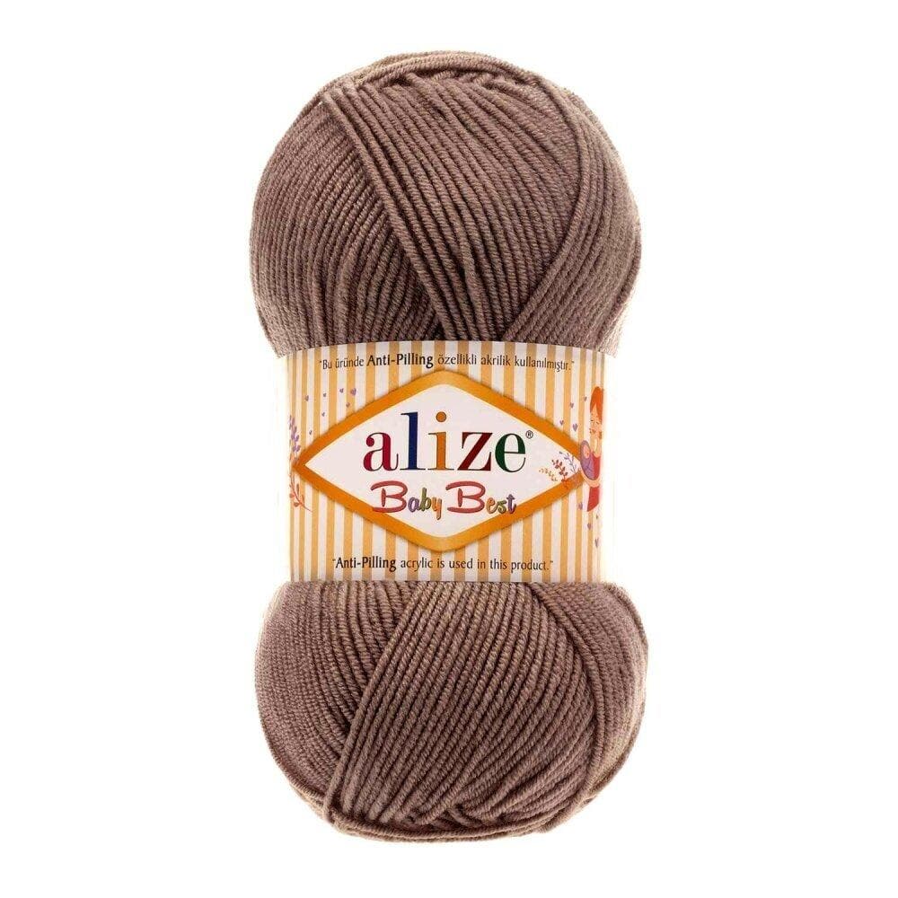 Alize Baby Best 534 Какао – детская пряжа с бамбуком