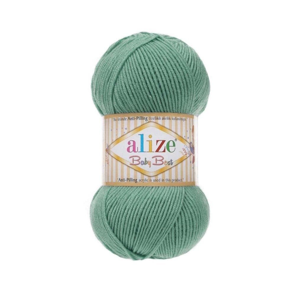 Alize Baby Best 463 Нефритовый – детская пряжа с бамбуком