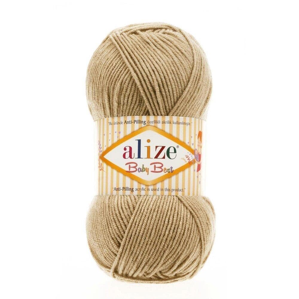 Alize Baby Best 368 Верблюжий – детская пряжа с бамбуком