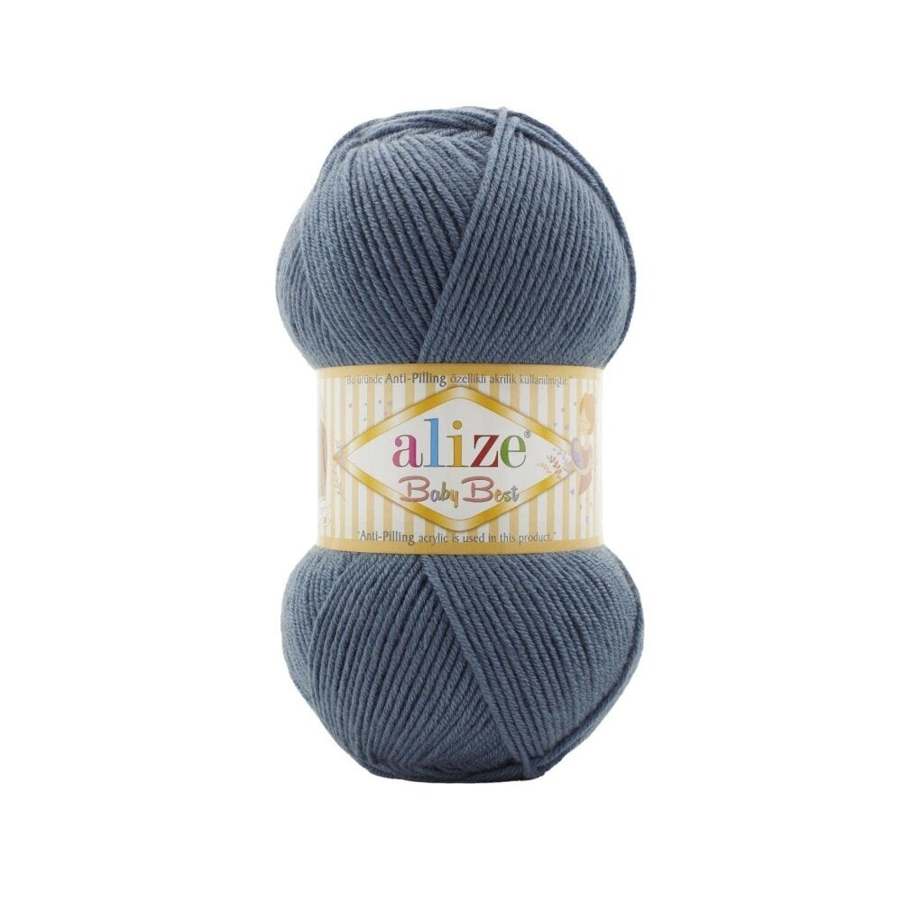 Alize Baby Best 418 Кобальтовый – детская пряжа с бамбуком