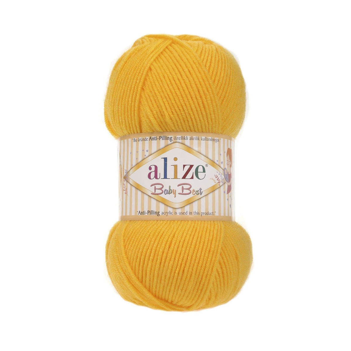 Alize Baby Best 216 Календула – детская пряжа с бамбуком