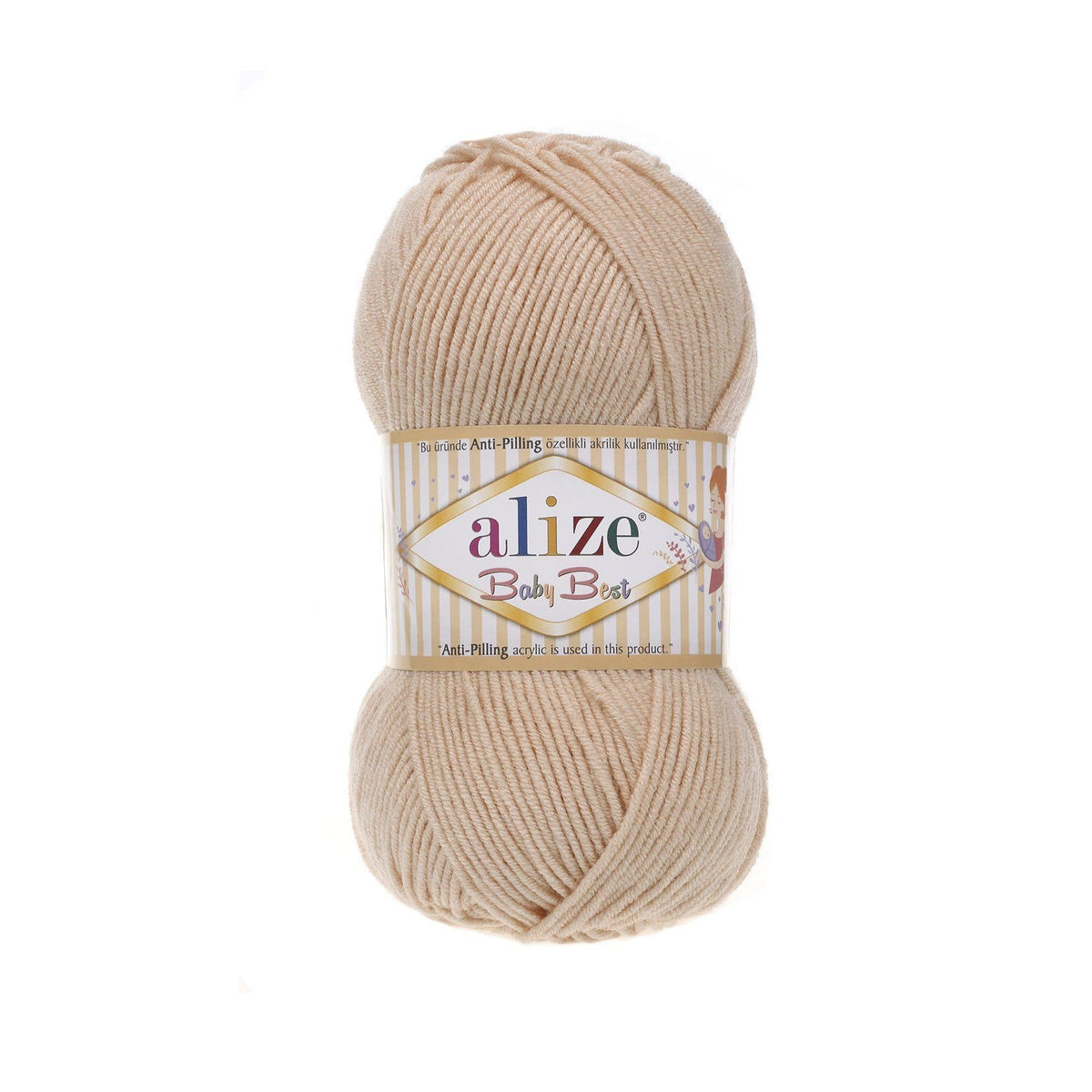 Alize Baby Best 382 Телесный – детская пряжа с бамбуком