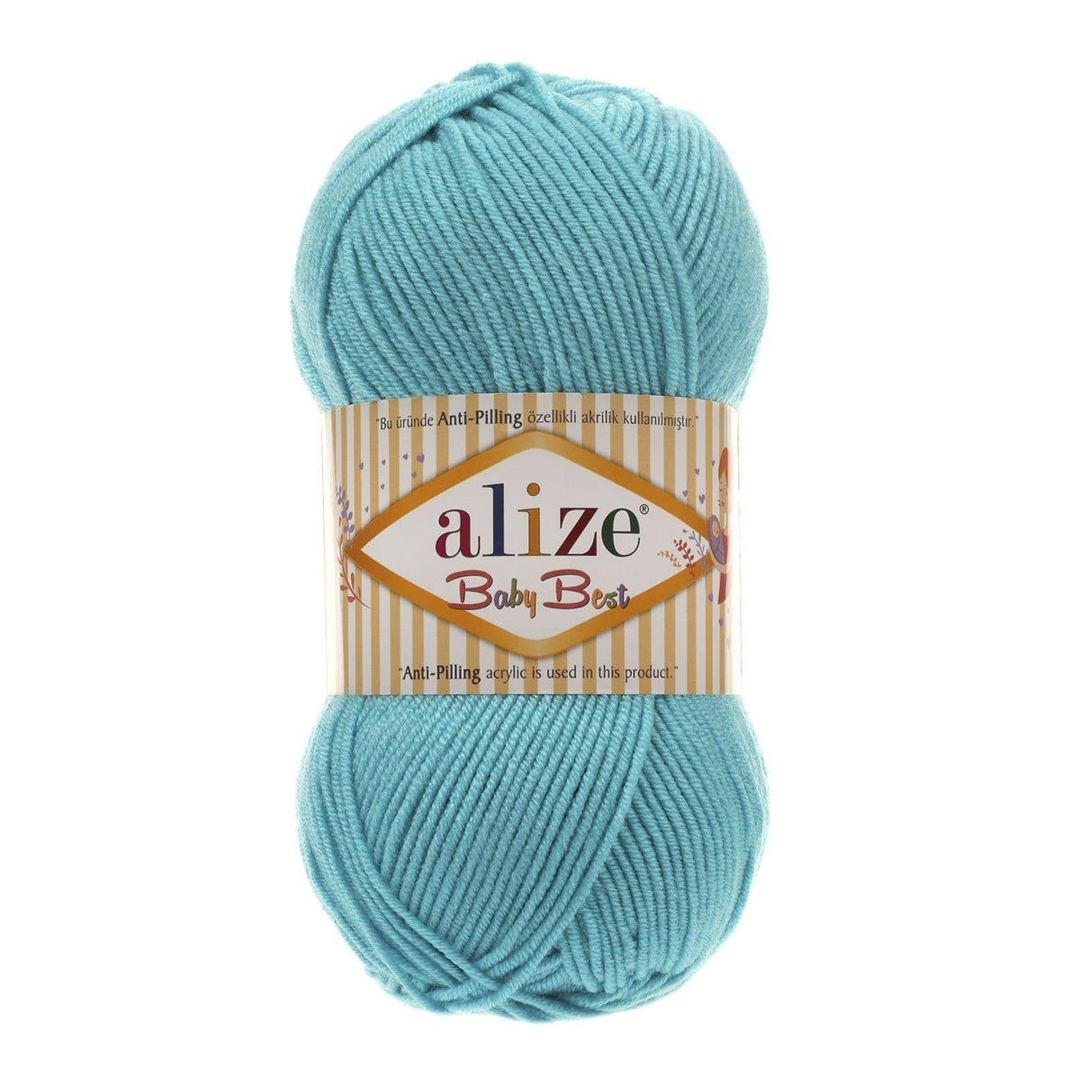 Alize Baby Best 287 Бирюзовый – детская пряжа с бамбуком