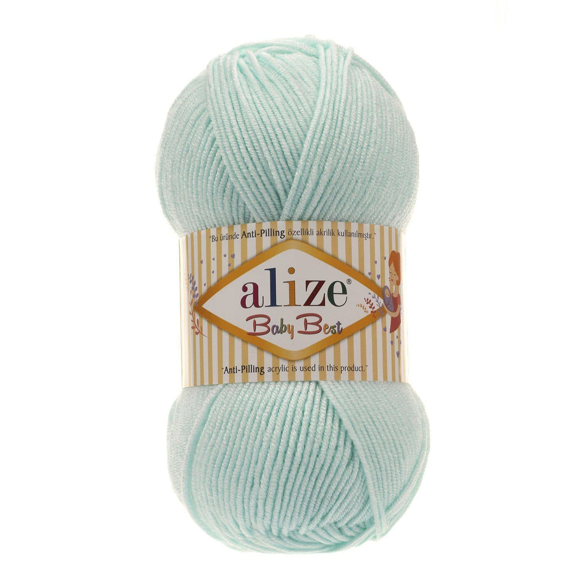 Alize Baby Best 19 Морская пена – детская пряжа с бамбуком