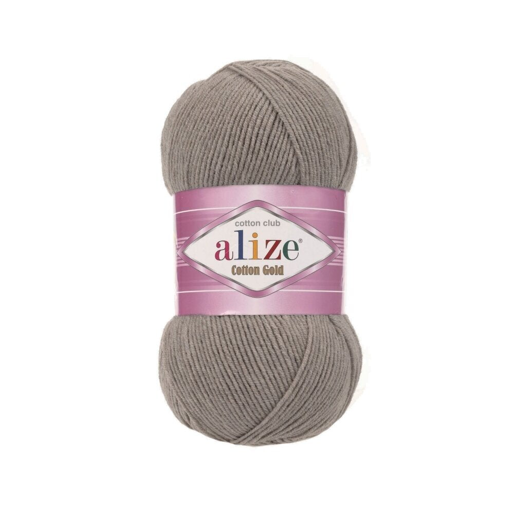 Alize Cotton Gold 827 Taupe – bomulls- och akrylgarn