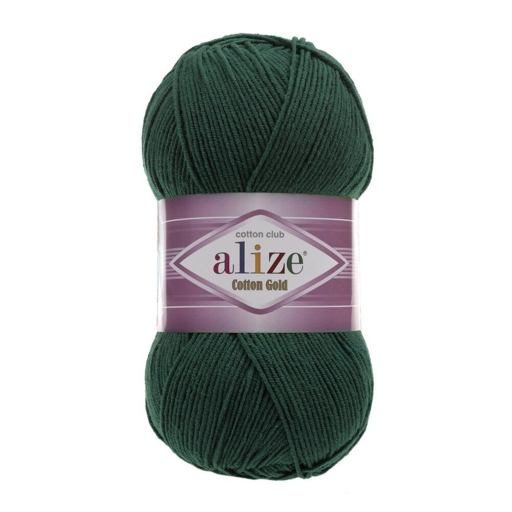 Alize Cotton Gold 426 Tallgrön – bomulls- och akrylgarn