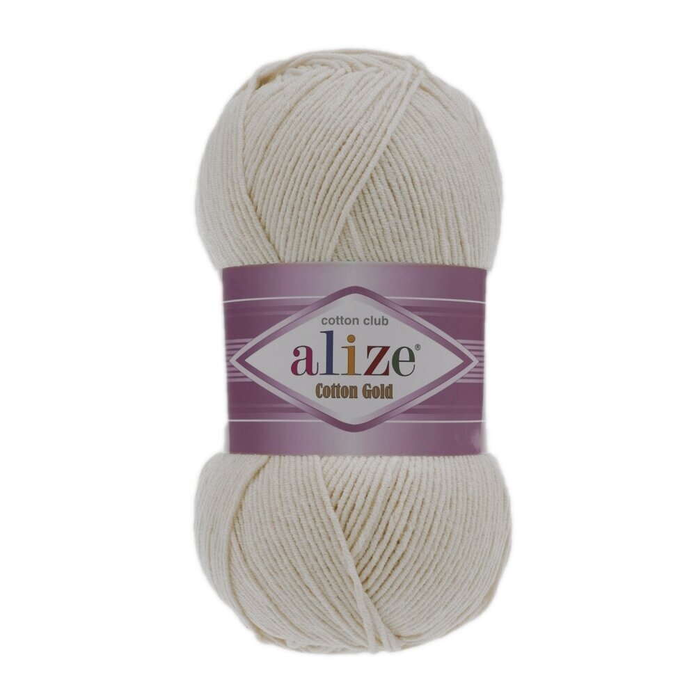 Alize Cotton Gold 599 Vanilj – bomulls- och akrylgarn