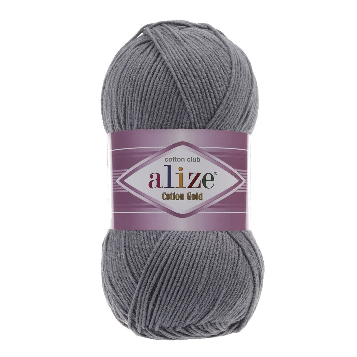 Alize Cotton Gold 87 Mellangrå – bomulls- och akrylgarn