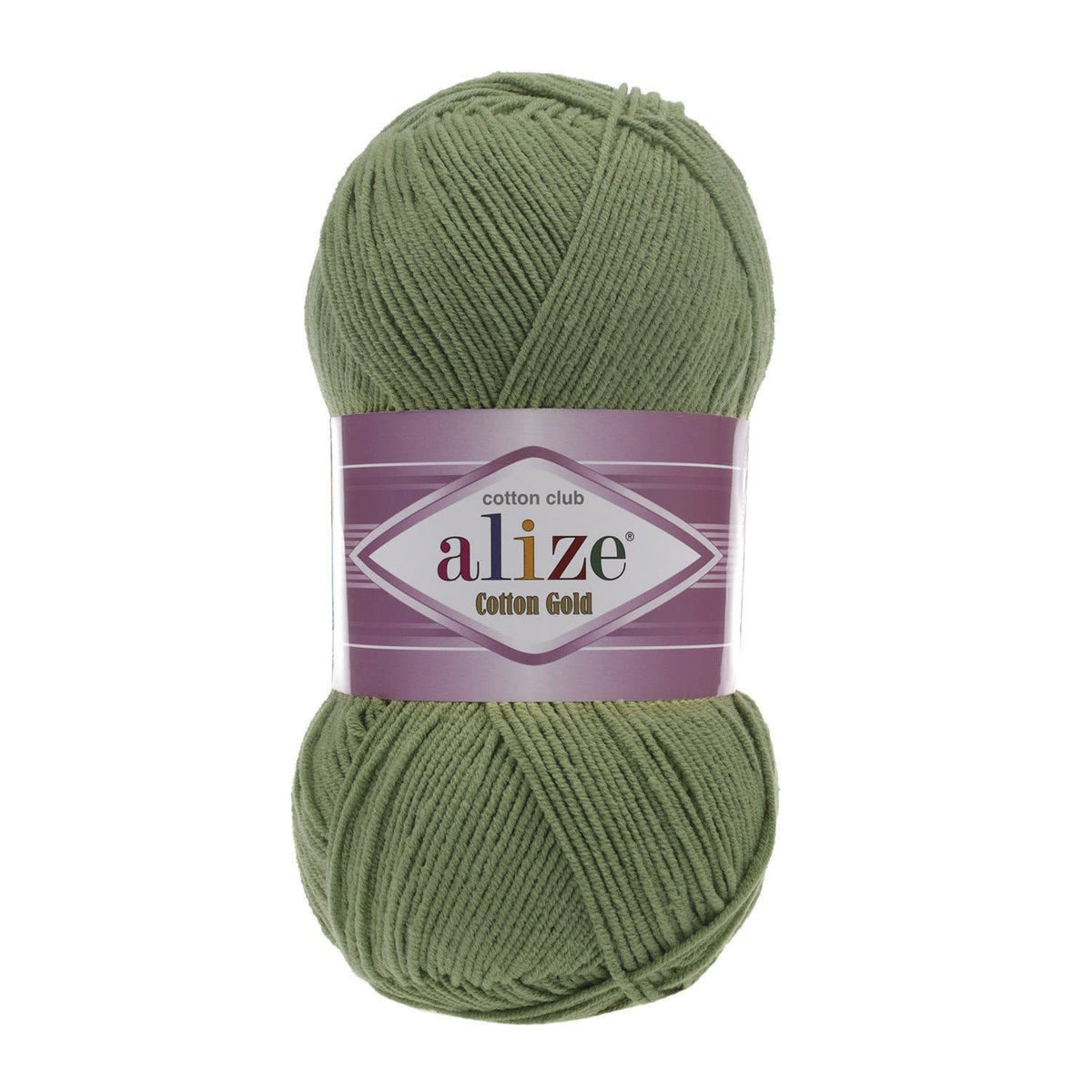Alize Cotton Gold 485 Grön – bomulls- och akrylgarn