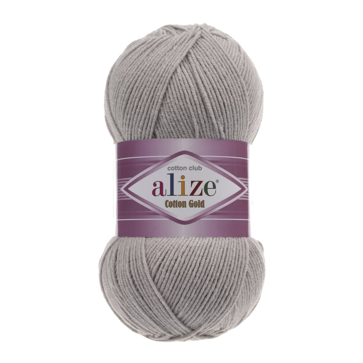 Alize Cotton Gold 200 Grå – bomulls- och akrylgarn