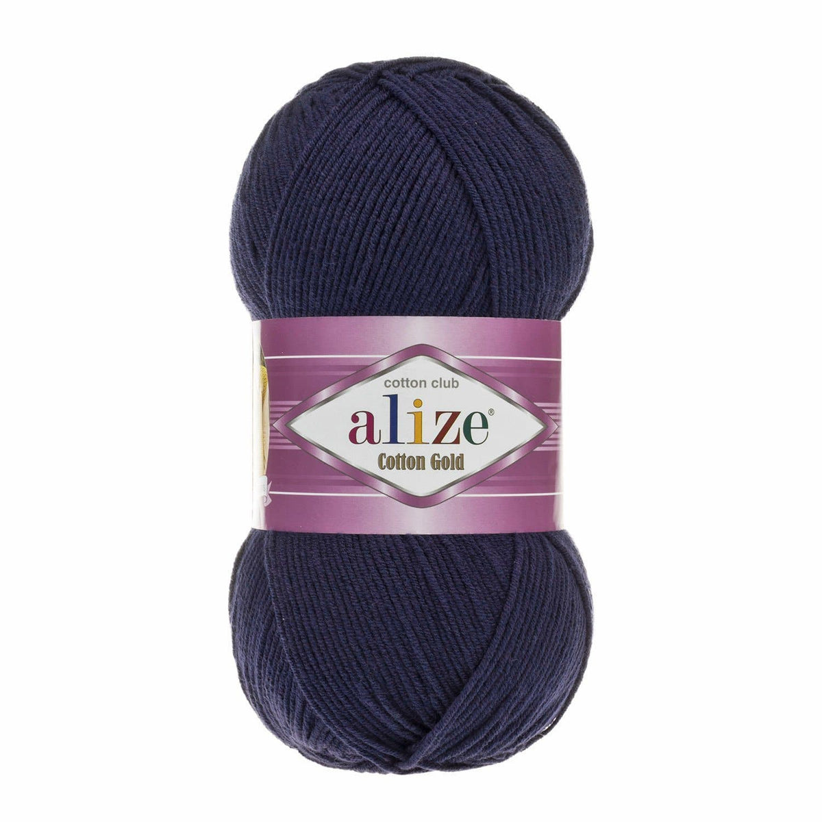 Alize Cotton Gold 58 Marinblå – bomulls- och akrylgarn