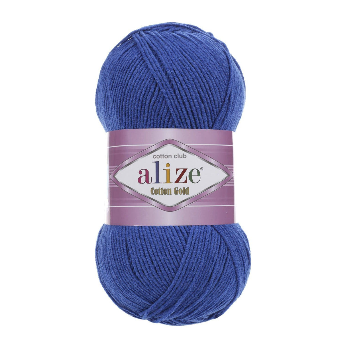 Alize Cotton Gold 141 Kungsblå – bomulls- och akrylgarn